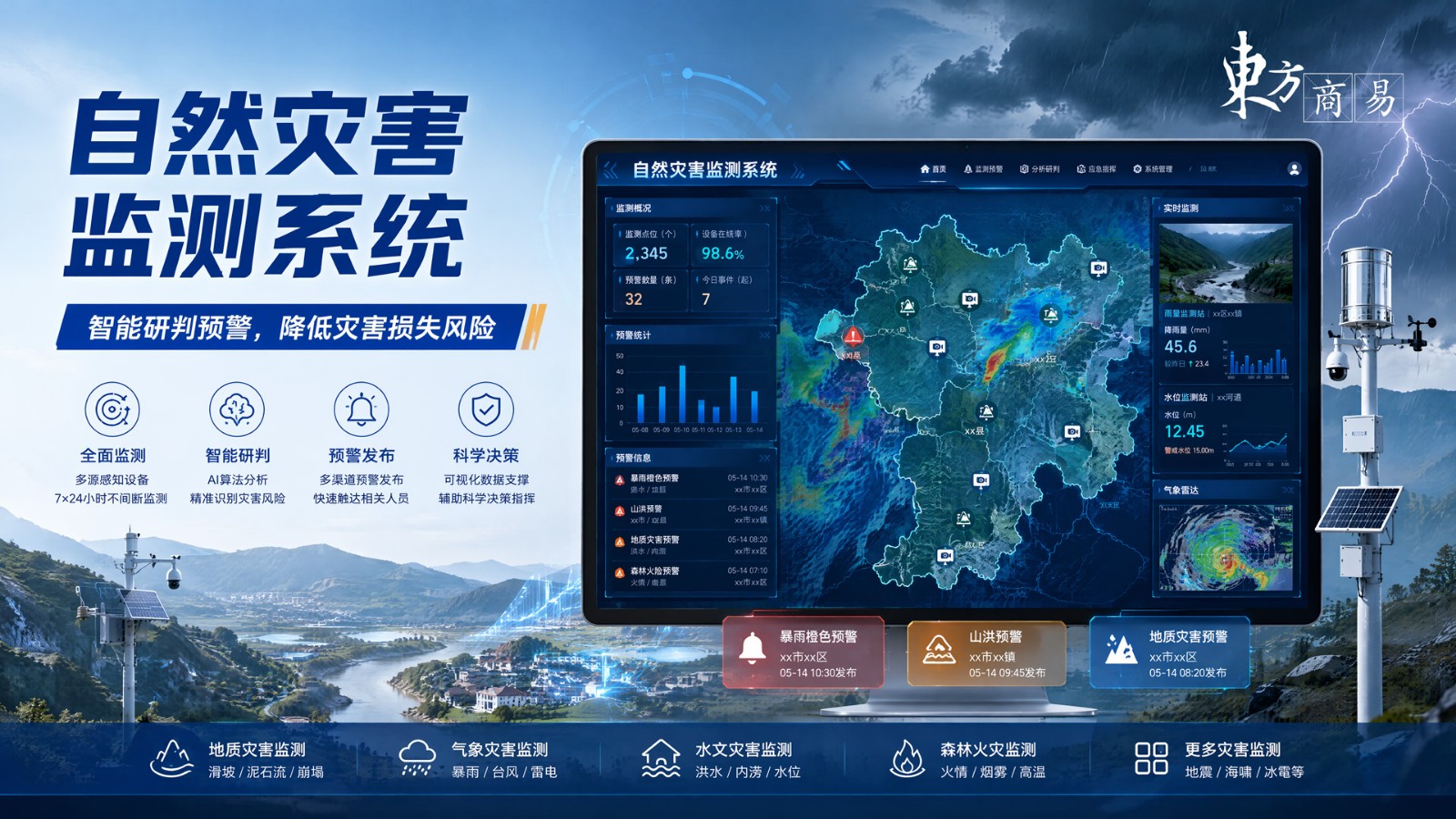 自然灾害预警系统：从“监测”到“决策”的智慧跨越